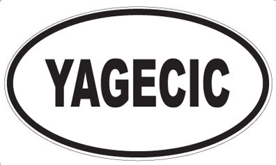 YAGECIC - Oval Sticker