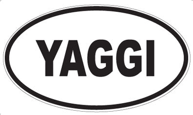 YAGGI - Oval Sticker