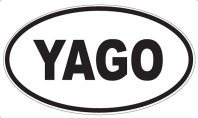 YAGO - Oval Sticker