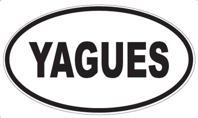 YAGUES - Oval Sticker