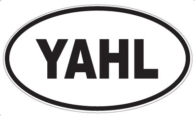 YAHL - Oval Sticker