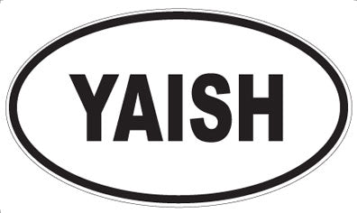 YAISH - Oval Sticker
