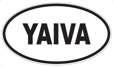 YAIVA - Oval Sticker