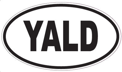 YALD - Oval Sticker