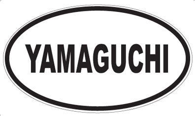 YAMAGUCHI - Oval Sticker