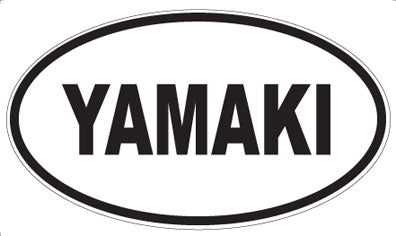 YAMAKI - Oval Sticker