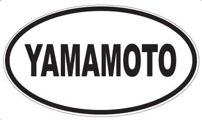 YAMAMOTO - Oval Sticker