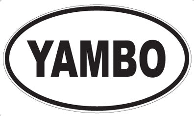 YAMBO - Oval Sticker