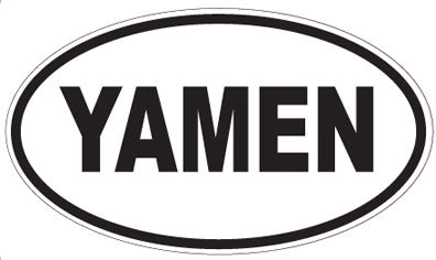 YAMEN - Oval Sticker