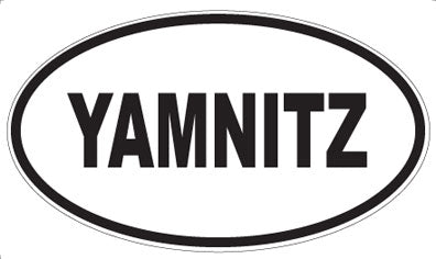 YAMNITZ - Oval Sticker