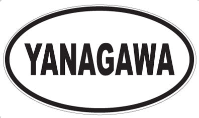 YANAGAWA - Oval Sticker