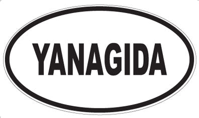 YANAGIDA - Oval Sticker