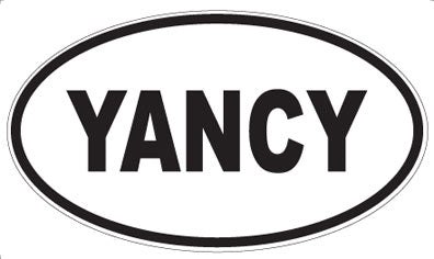 YANCY - Oval Magnet