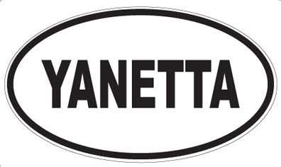 YANETTA - Oval Magnet