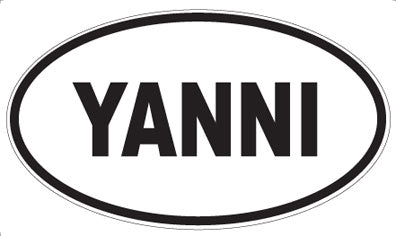 YANNI - Oval Magnet