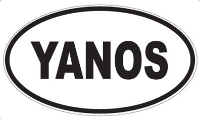 YANOS - Oval Sticker