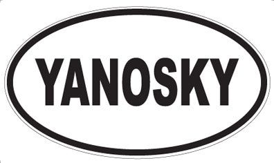 YANOSKY - Oval Magnet