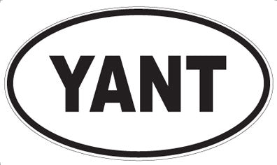 YANT - Oval Sticker