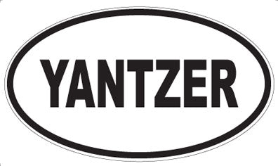 YANTZER - Oval Sticker