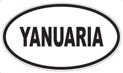 YANUARIA - Oval Magnet
