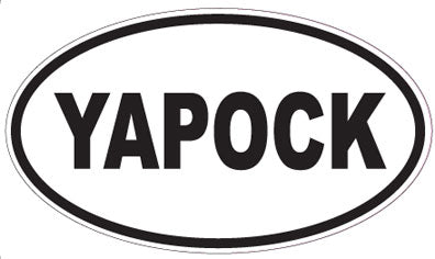 YAPOCK - Oval Sticker