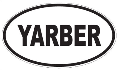 YARBER - Oval Magnet