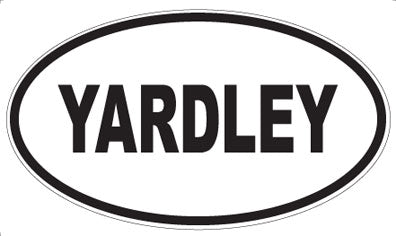YARDLEY - Oval Sticker