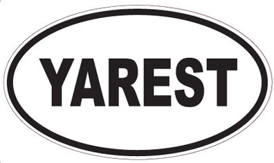YAREST - Oval Sticker