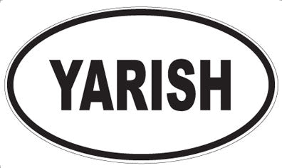 YARISH - Oval Magnet