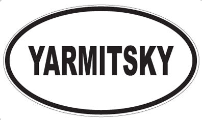 YARMITSKY - Oval Magnet