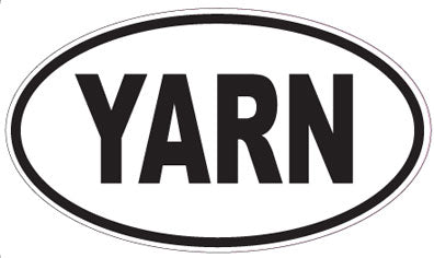 YARN - Oval Sticker