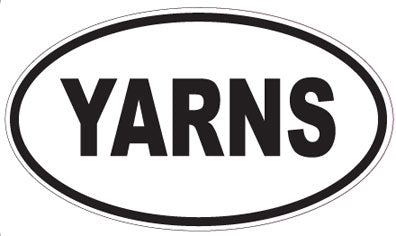 YARNS - Oval Sticker