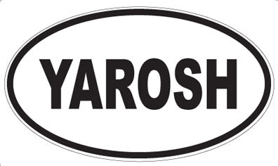 YAROSH - Oval Sticker