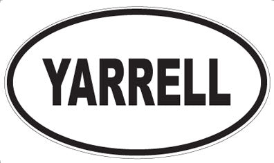 YARRELL - Oval Sticker