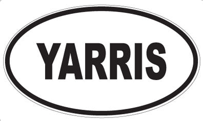 YARRIS - Oval Sticker