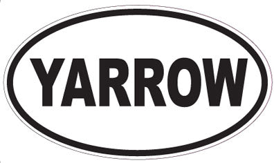 YARROW - Oval Sticker
