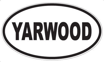 YARWOOD - Oval Sticker