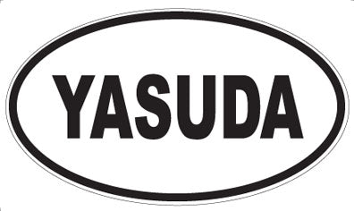 YASUDA - Oval Sticker