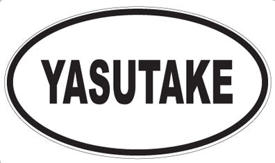 YASUTAKE - Oval Sticker