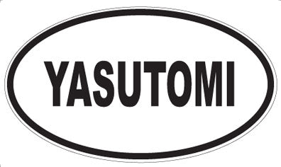YASUTOMI - Oval Sticker