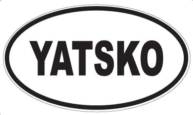 YATSKO - Oval Sticker