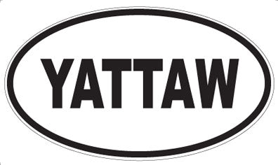 YATTAW - Oval Magnet
