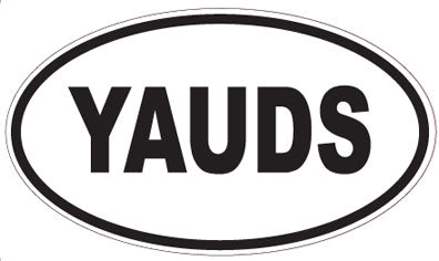 YAUDS - Oval Sticker
