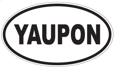 YAUPON - Oval Sticker