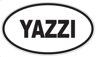 YAZZI - Oval Sticker