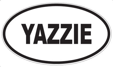 YAZZIE - Oval Magnet