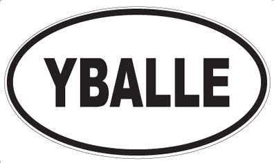 YBALLE - Oval Magnet