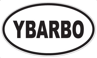 YBARBO - Oval Sticker