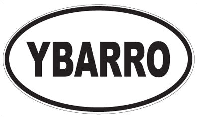 YBARRO - Oval Magnet