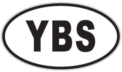 YBS - 3 Letter Initials Oval Magnet